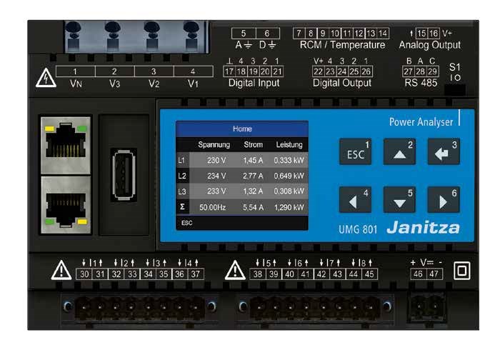 Janitza db umg801 en