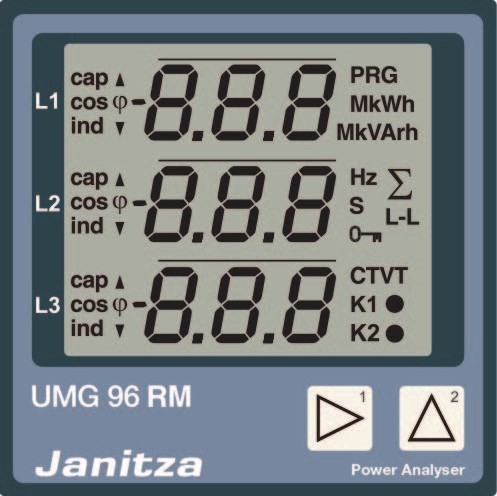 Janitza datasheet umg96rm e en
