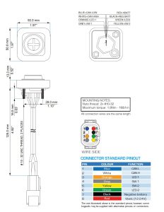 Blink Marine PKP-1100-LI: mittapiirros