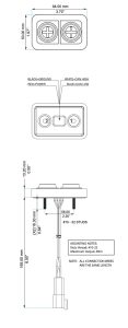 Blink Marine PKP-1200-LI: mittapiirros