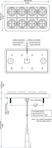 Blink Marine PKP-2400-LI: mittapiirros