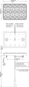 Blink Marine PKP-3500-SI: mittapiirros