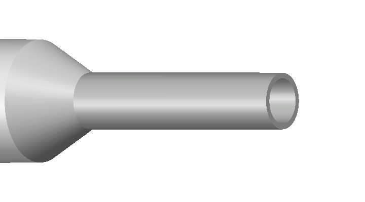 Engeser A0.75-6ET — eristetty pääteholkki 0,75 mm², valkoinen kaulus