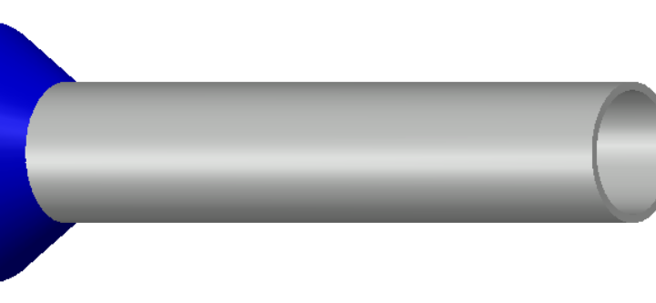 Engeser A2.5-12ET — eristetty pääteholkki 2,5 mm², sininen kaulus