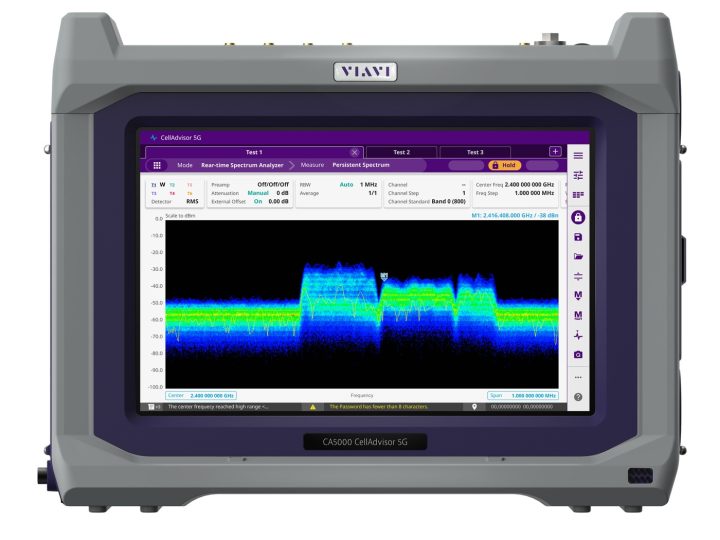 VIAVI CellAdvisor 5G -tukiasema-analysaattori