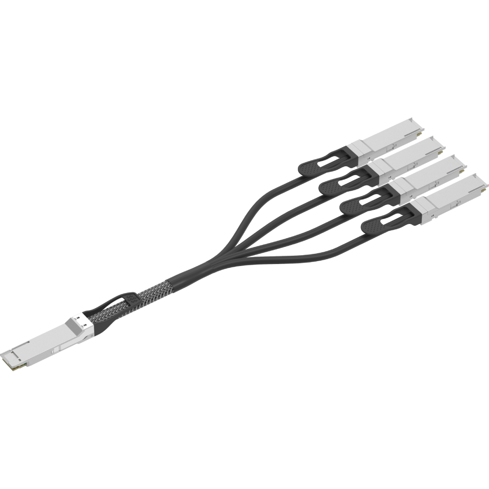 Gigalight GQD-4Q56P401 — 400G QSFP-DD haaroituskaapeli 4 × 100G QSFP56