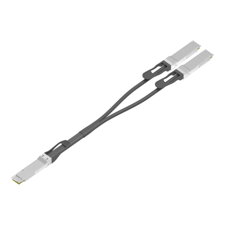 Gigalight GQD-2QSP801 — 800G QSFP-DD haaroituskaapeli 2 × 400G QSFP112