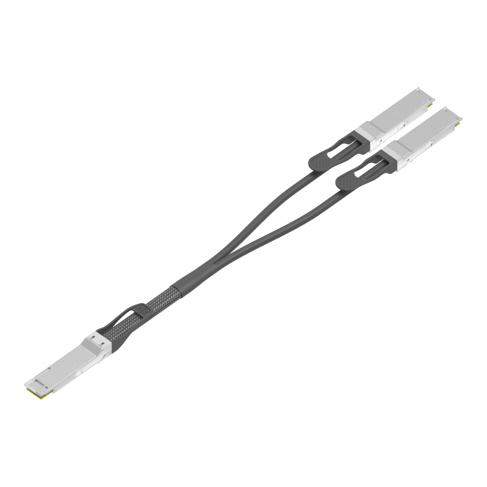 Gigalight GQD-2QSP801 — 800G QSFP-DD haaroituskaapeli 2 × 400G QSFP112