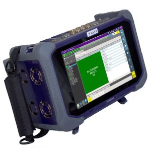 VIAVI OneAdvisor 800 Transport: runko ja 400G Transport Module, näytöllä hyväksytty testitulos